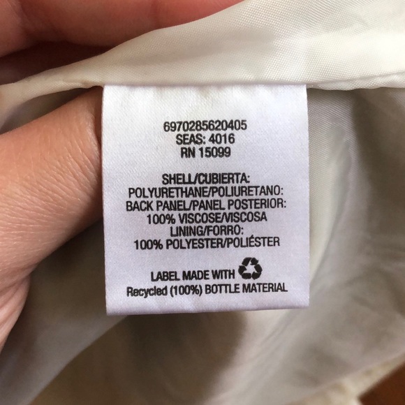 ✨Host Pick✨Sale✨ Off White Pleather Jacket - Picture 4 of 6